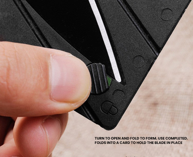 The Glacion™ Plus Card Knife by Camel Mountain – Ultra Slim Outdoor Blade