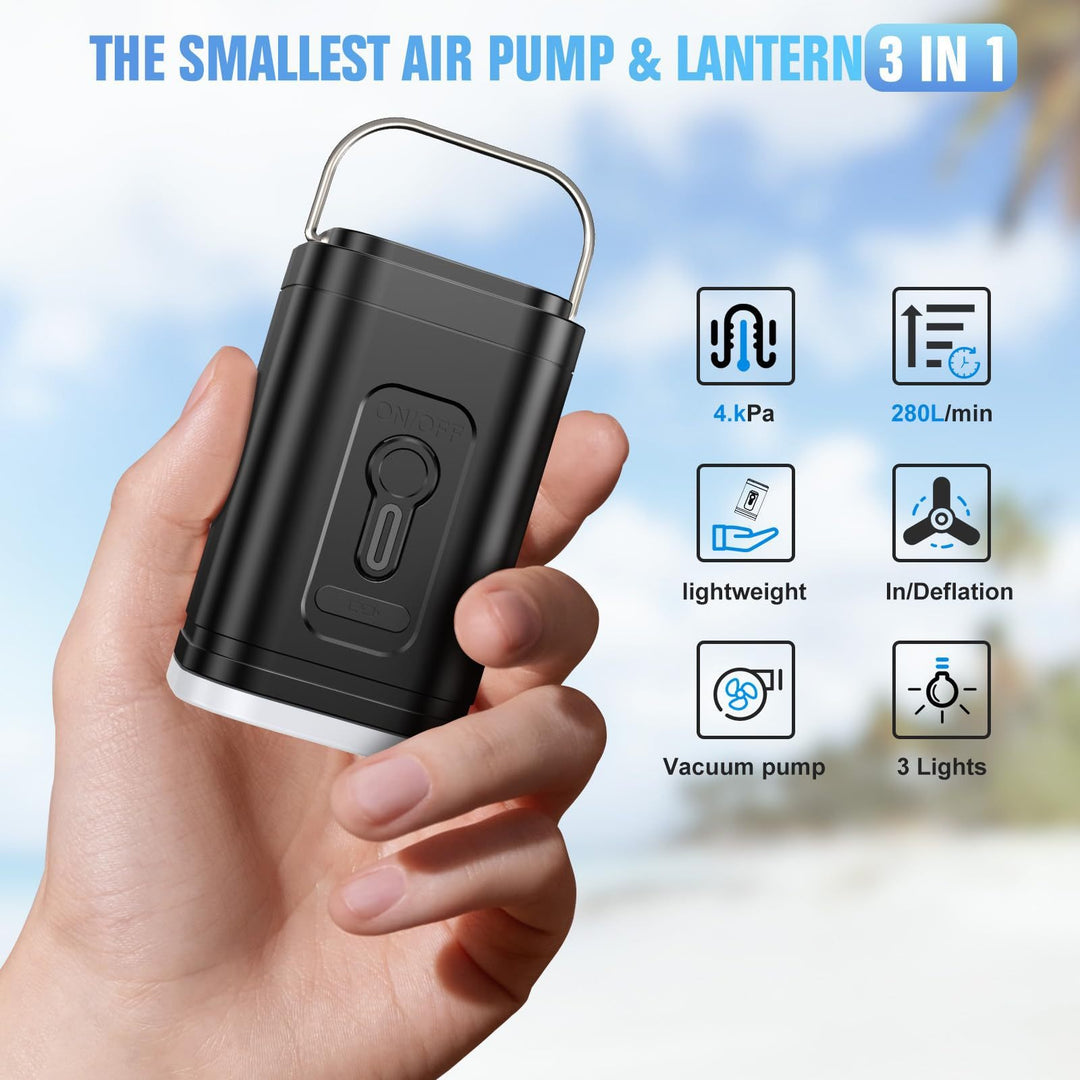 The Solaro™ Air Pump by Camel Mountain – Portable Wireless Air Pump