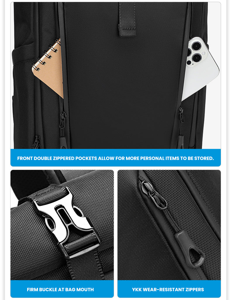 The Elthorik™ Plus Backpack by Camel Mountain – 31L, Fits 16" Laptop