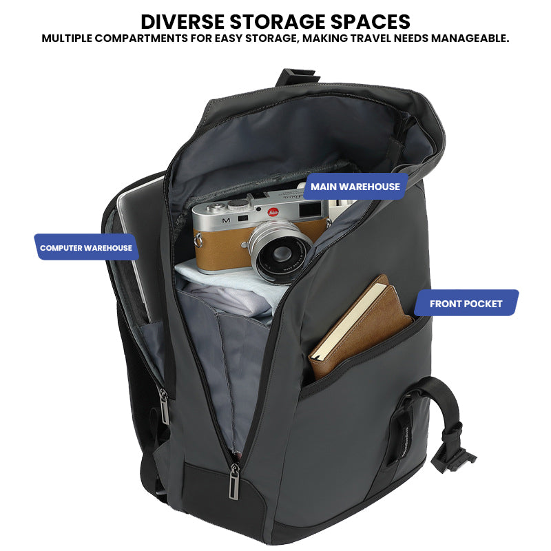 The Travoran™ Ultra Backpack by Camel Mountain – 55L, Fits 16" Laptop