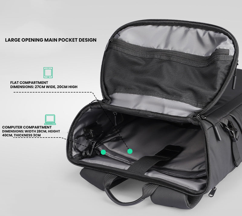 The Quastion™ Signature Backpack by Camel Mountain – 35L, Fits 16" Laptop