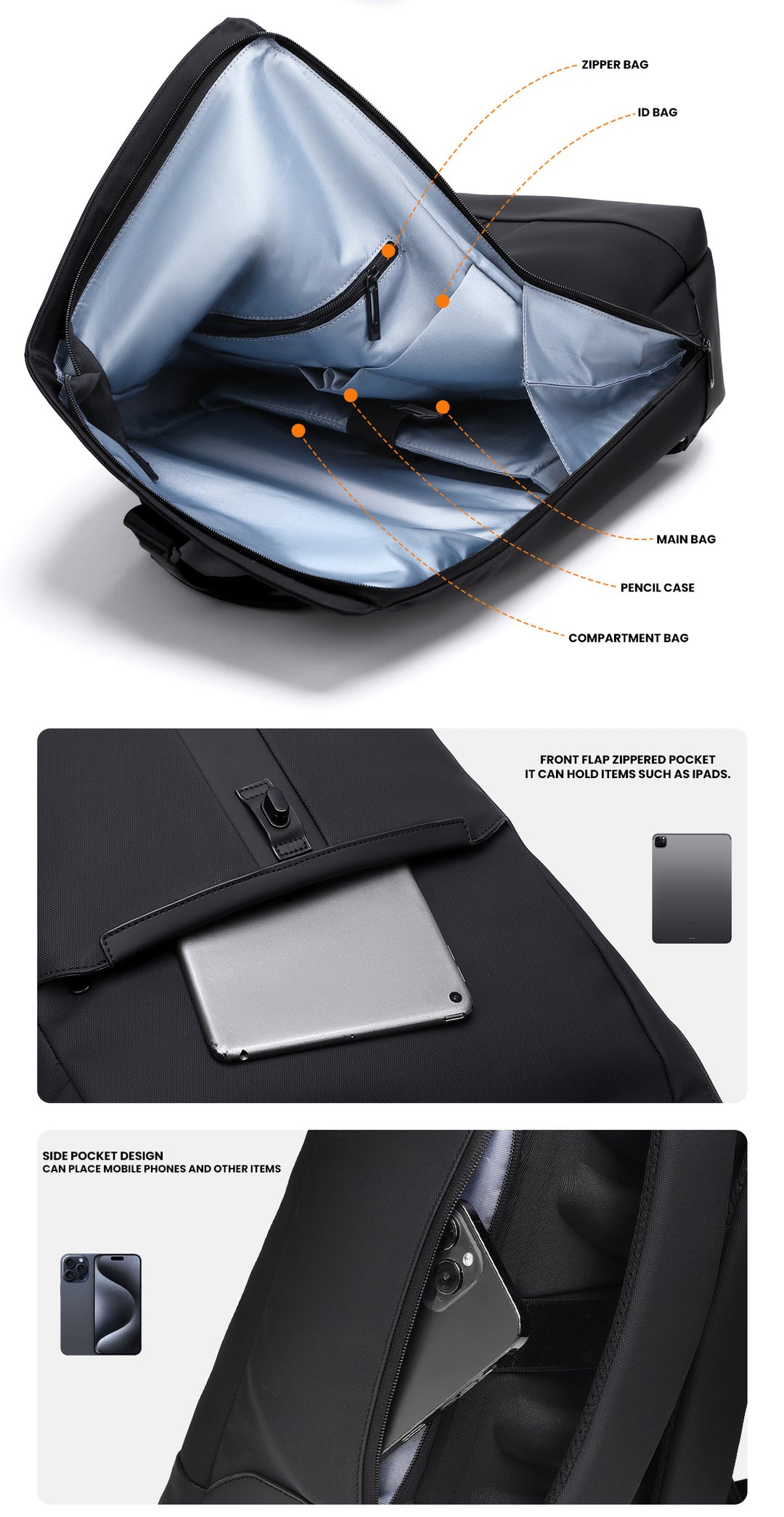 The Belionyx™ Elite Backpack by Camel Mountain – 15L, Fits 16" Laptop