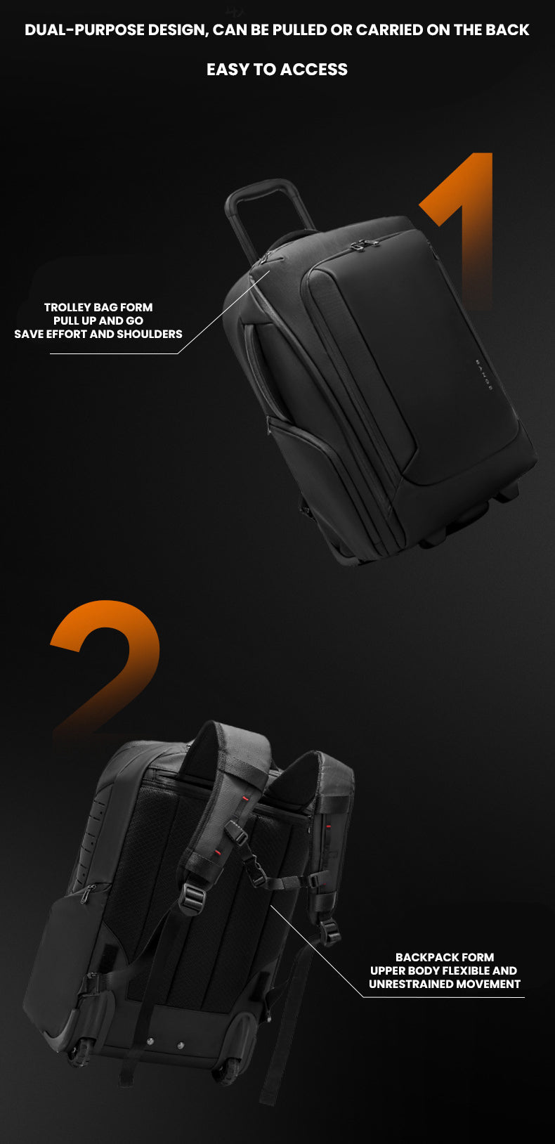 The Nexorian™ Supreme Backpack By Camel Mountain – 50L, Fits 16" Laptop