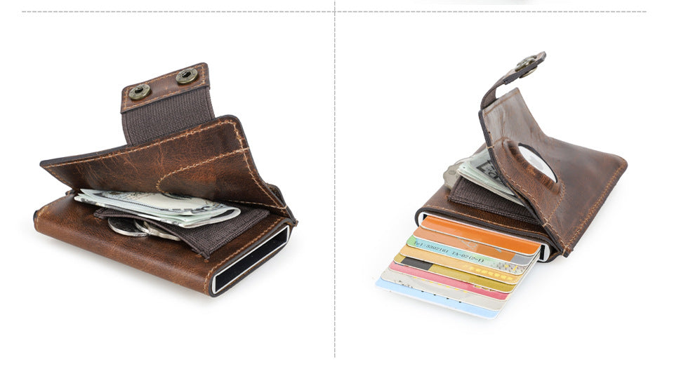 The Wrynthex™ Max Wallet by Camel Mountain – 0.3L Smart RFID Wallet with AirTag Slot