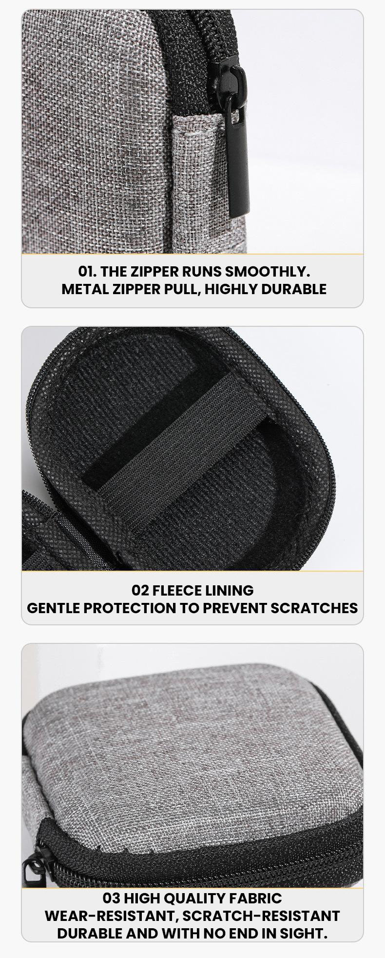 The Xenyorix™ Ultra Storage Bag by Camel Mountain – 0.16L / 0.35L, Compact Tech Organizer