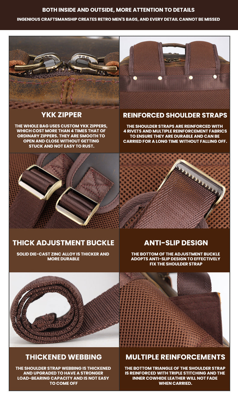 The Quornex™ ProX Backpack by Camel Mountain – 35L, Fits 16" Laptop