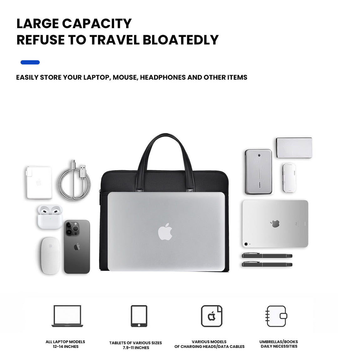 The Yrnoxis™ ProX Bag by Camel Mountain – 4L, Fits 14" Laptop