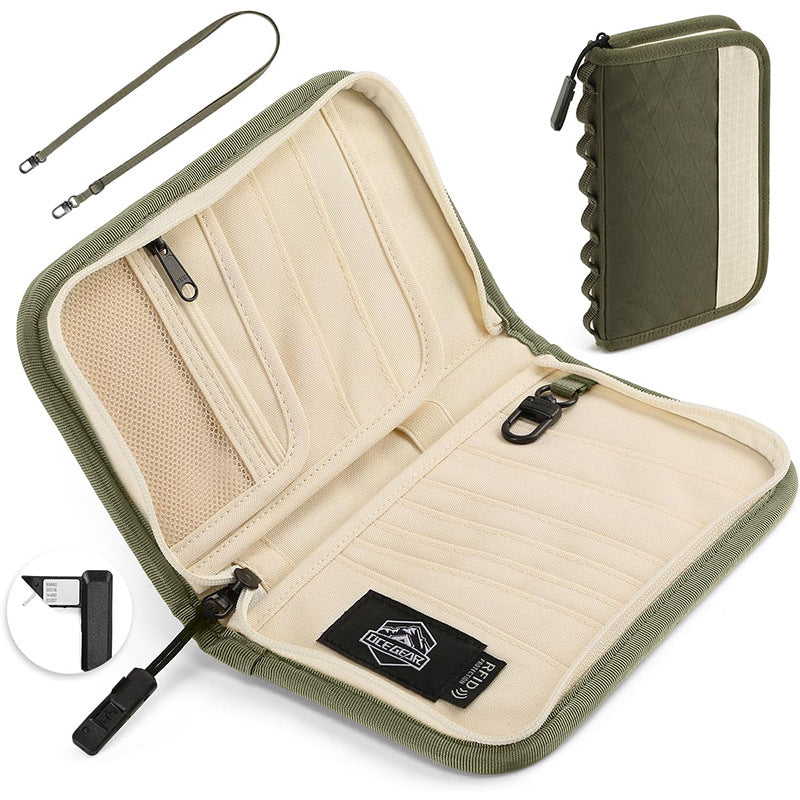 The Joryx™ Max Bag by Camel Mountain – 1L RFID Anti-Theft Passport Organizer