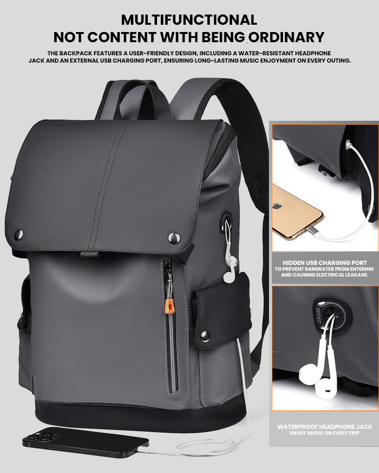 The Quantum™ 15.6" Laptop Backpack by Camel Mountain – 35L, Fits 15.6" Laptop