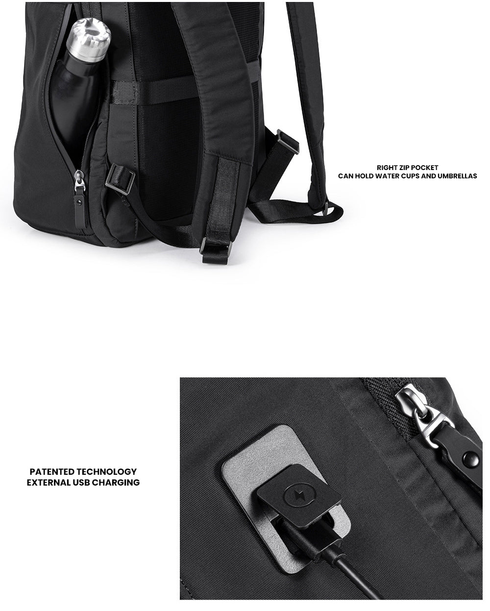 The Tranylix™ Exclusive Backpack by Camel Mountain – 35L, Fits 16" Laptop