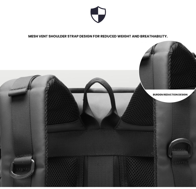 The Quoltrax™ Turbo Backpack by Camel Mountain – 35L, Fits 16" Laptop