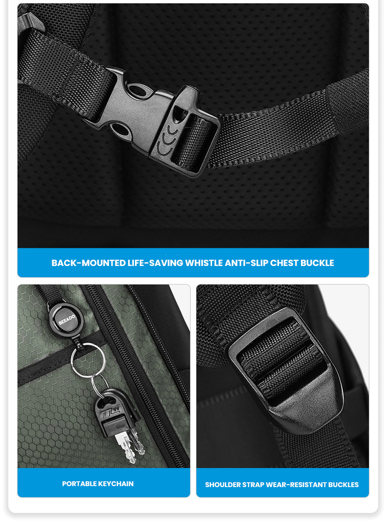 The Elthorik™ Plus Backpack by Camel Mountain – 31L, Fits 16" Laptop