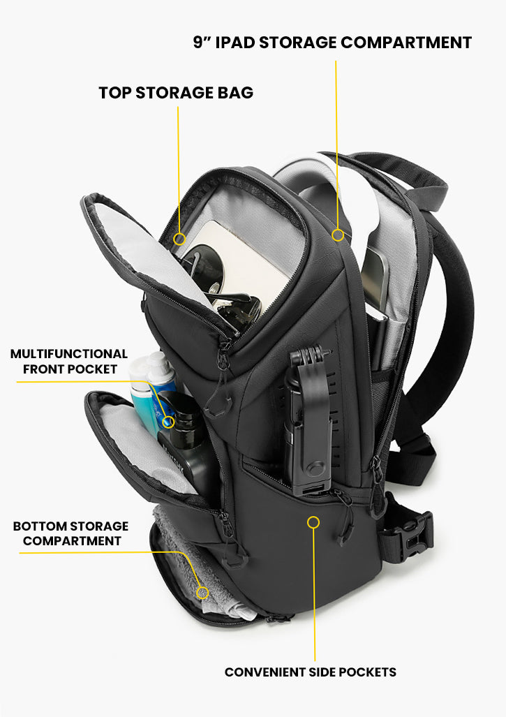 The Evronex™ Platinum Bag by Camel Mountain – 10L, Fits 9" iPad