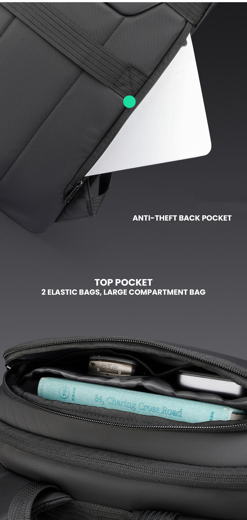 The Quastion™ Signature Backpack by Camel Mountain – 35L, Fits 16" Laptop