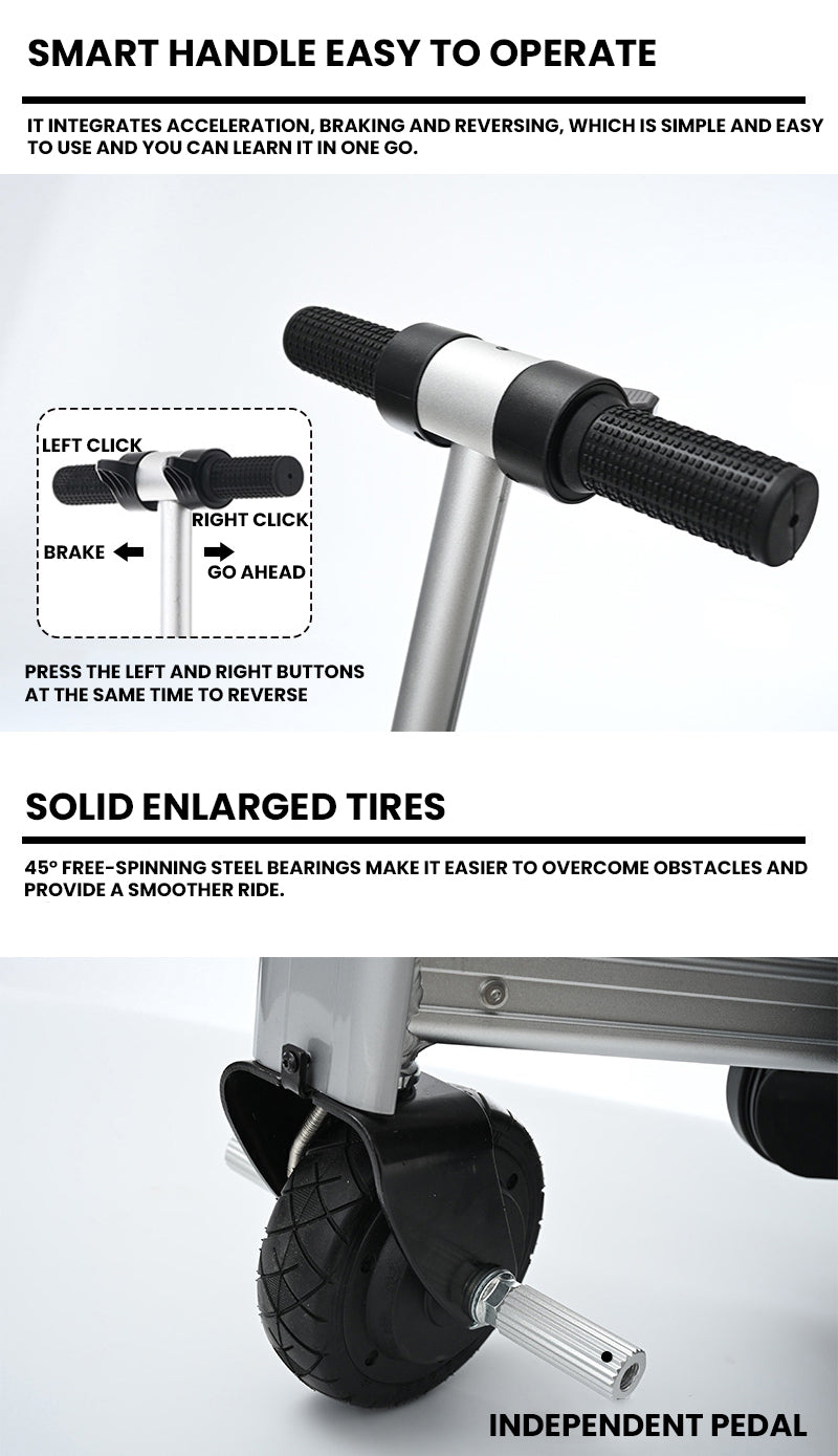 The Strenox™ Pro – Electric Ride-On Smart Luggage