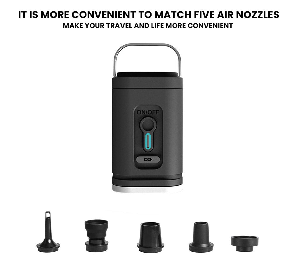 The Solaro™ Air Pump by Camel Mountain – Portable Wireless Air Pump