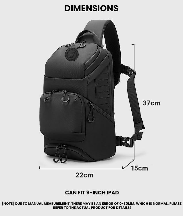 The Evronex™ Platinum Bag by Camel Mountain – 10L, Fits 9" iPad