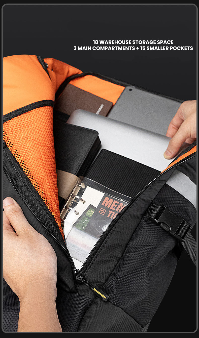 The Entheral™ Fusion Backpack by Camel Mountain – 35L, Fits 17" Laptop