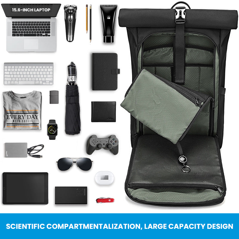 The Elthorik™ Plus Backpack by Camel Mountain – 31L, Fits 16" Laptop