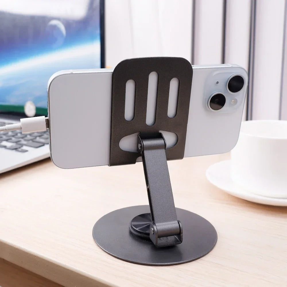The Draxon™ Mobile/Tablet Stand – 360° Rotatable, Adjustable Height, Portable