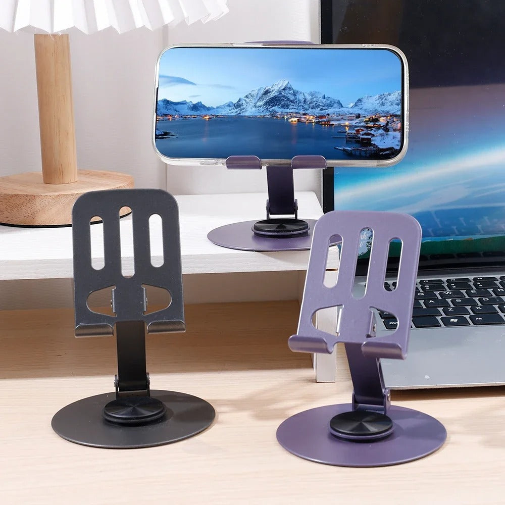 The Draxon™ Mobile/Tablet Stand – 360° Rotatable, Adjustable Height, Portable
