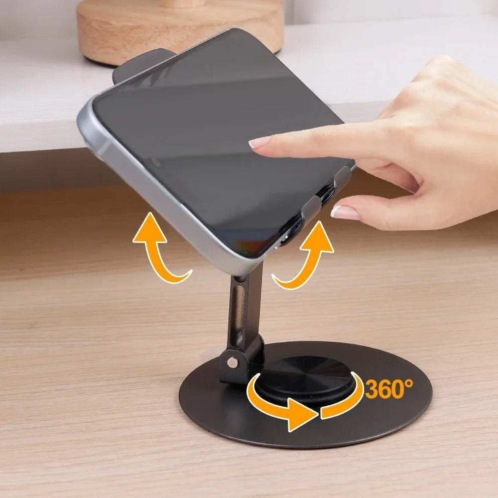 The Draxon™ Mobile/Tablet Stand – 360° Rotatable, Adjustable Height, Portable