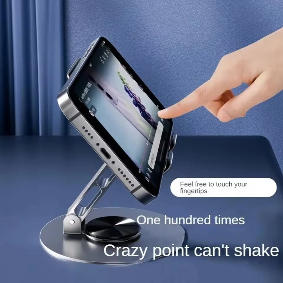 The Draxon™ Mobile/Tablet Stand – 360° Rotatable, Adjustable Height, Portable