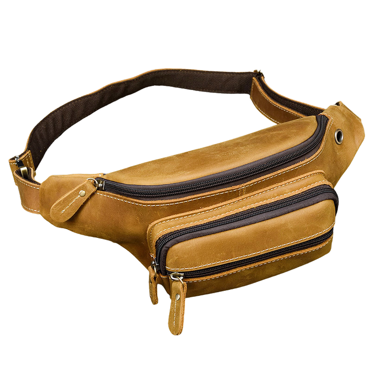 Camel Mountain Cipher™ Evolve Chest Bag Leather Sling Bag for Men 2L ...