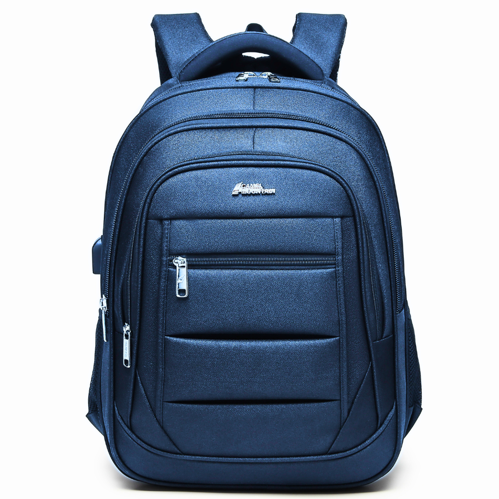 Camel Mountain The Roxy Backpack Professional Backpack 15.6 Laptop Backpack Dark Blue