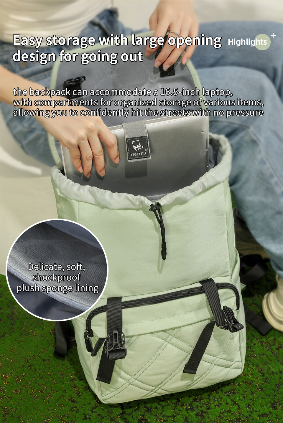 The TechOptima™ Platinum Backpack