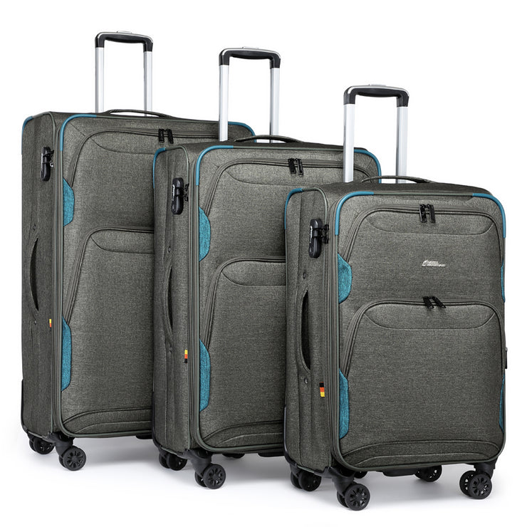Camel Mountain® Platinium Set Of Three 20 Inch 24 Inch and 28 Inch luggage set