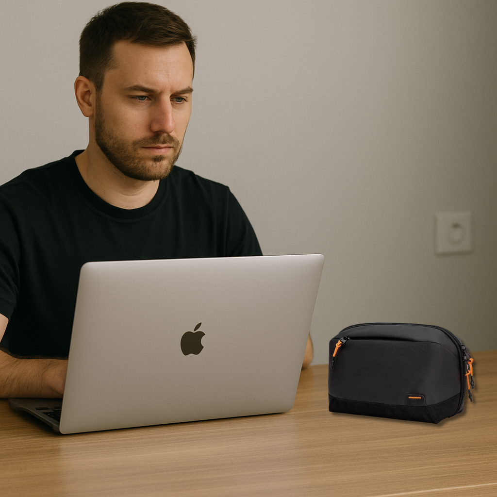 The Valenox™ Turbo Storage Bag by Camel Mountain – 2L, For Digital Accessories