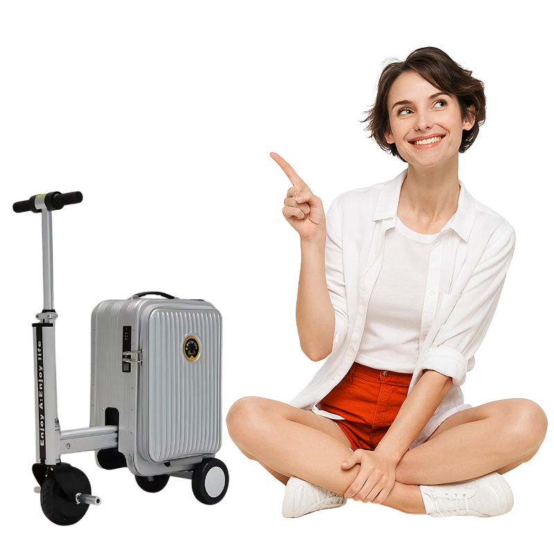 The Ruvion™ Elite – Electric Ride-On Smart Luggage