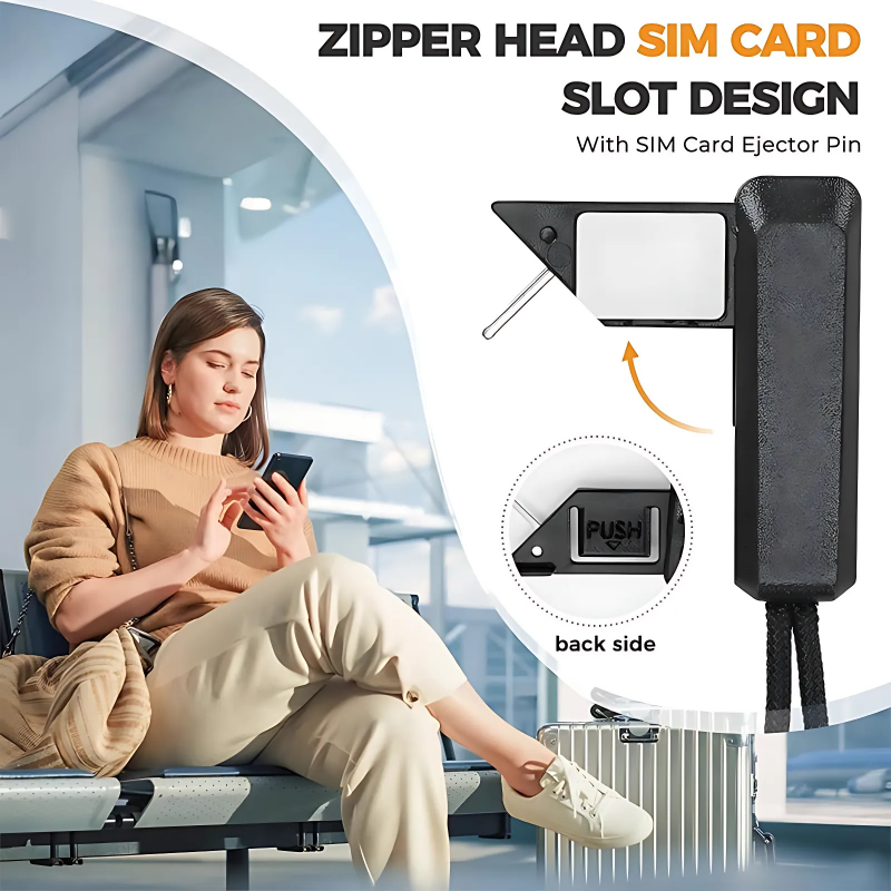 The Joryx™ Max Bag by Camel Mountain – 1L RFID Anti-Theft Passport Organizer