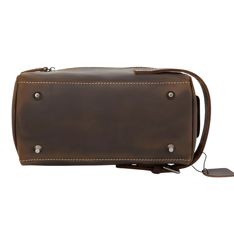 The Elvionox™ ProX Hand Bag by Camel Mountain – 2L Genuine Leather Travel Organizer