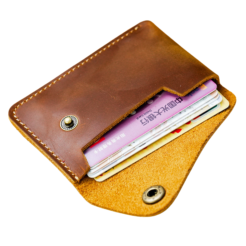 The Travorix™ Plus Wallet by Camel Mountain – 0.088L Slim Retro Leather Card & Coin Wallet