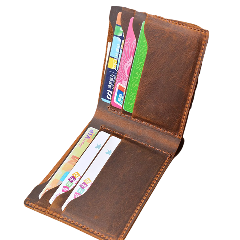 The Kavorion™ Exclusive Wallet by Camel Mountain – 0.24L Genuine Leather, Slim Urban Style
