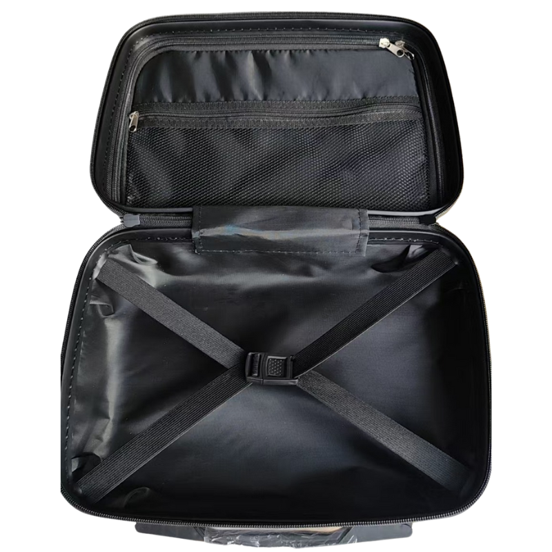 Camel Mountain® INFINITY – Unbreakable 14” Travel Beauty Case with Handle Strap