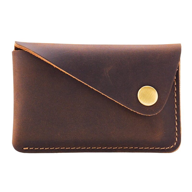 The Travorix™ Plus Wallet by Camel Mountain – 0.088L Slim Retro Leather Card & Coin Wallet