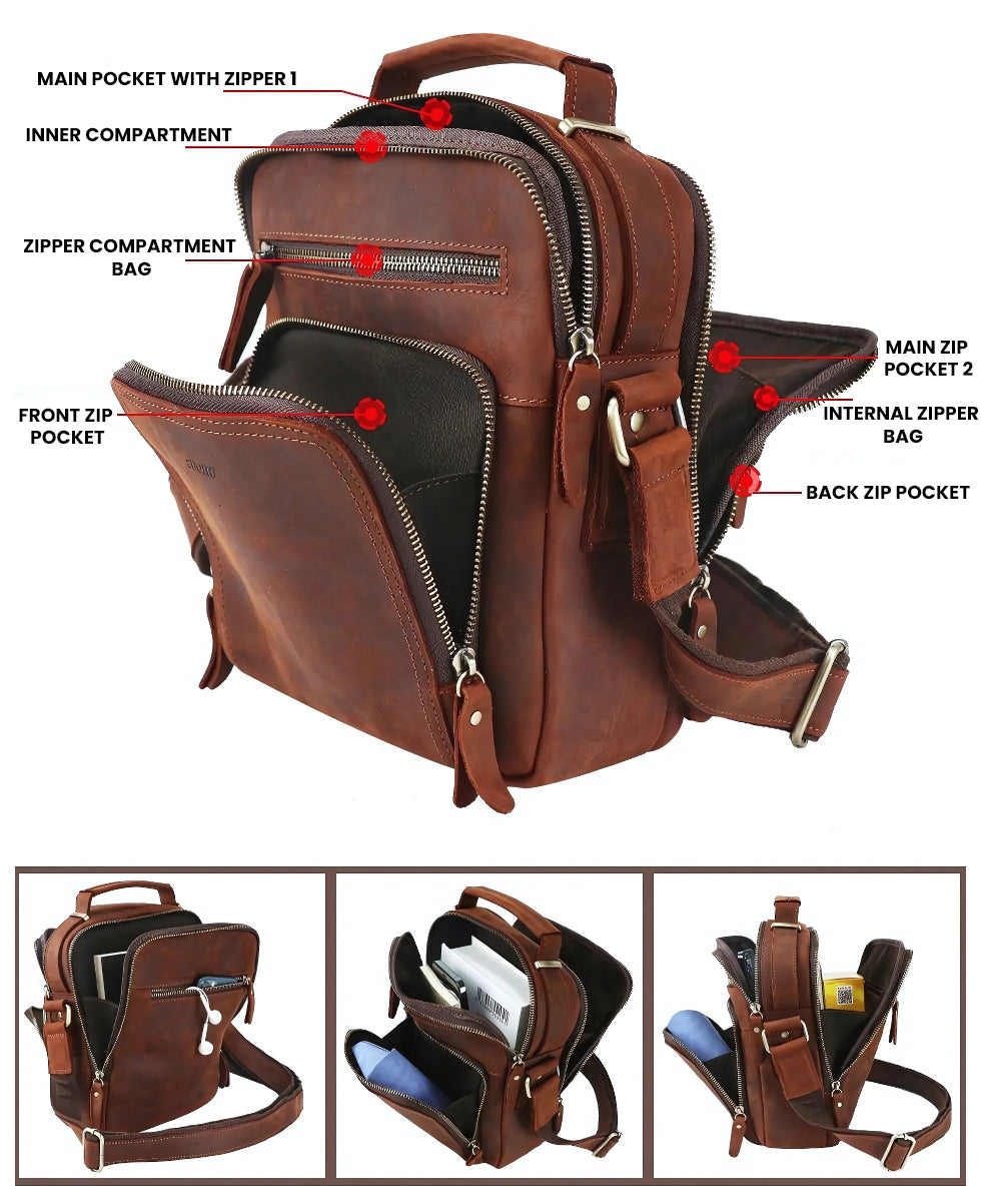 The Cop™ Pro Bag by Camel Mountain – 5L, Fits Up To 9.7" iPad