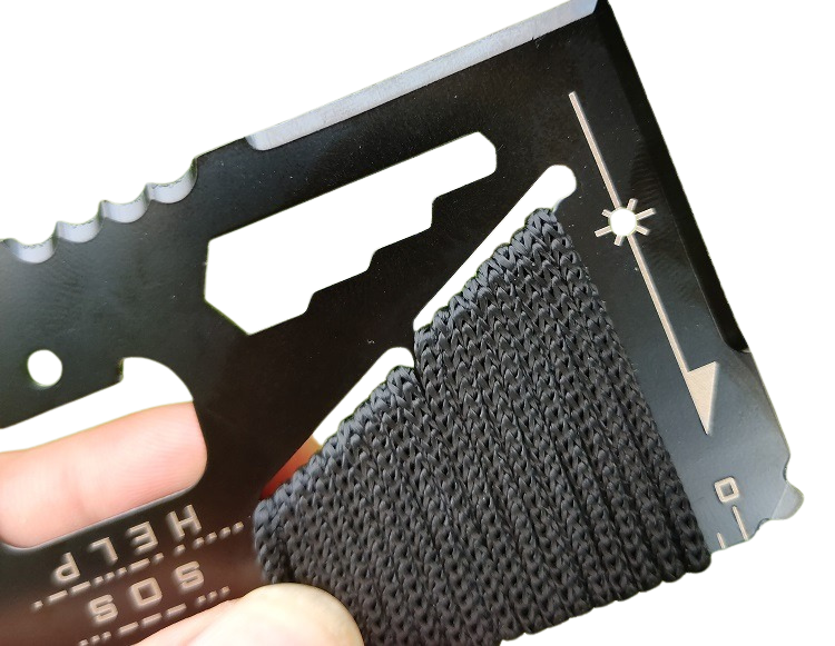 The Polaryx™ Luxe Card Knife by Camel Mountain – Premium 14-in-1 Tool in Pocket Size