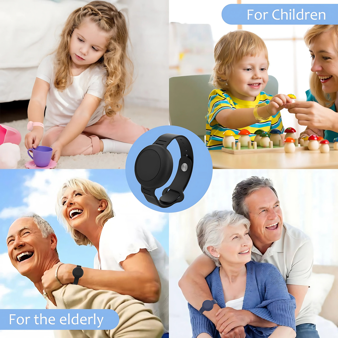 The Aetheris™ Protective Case by Camel Mountain – Waterproof AirTag Wristband for Kids & Seniors