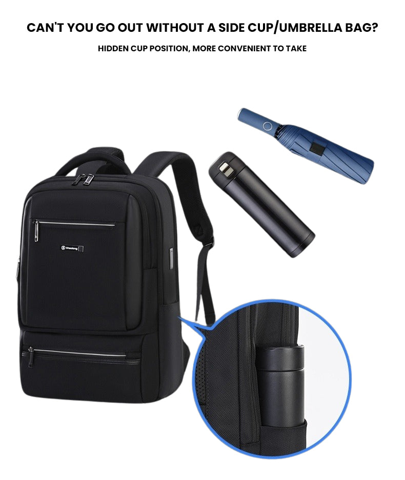 The Office Pro DLX Backpack by Camel Mountain – 35L, Fits 16" Laptop