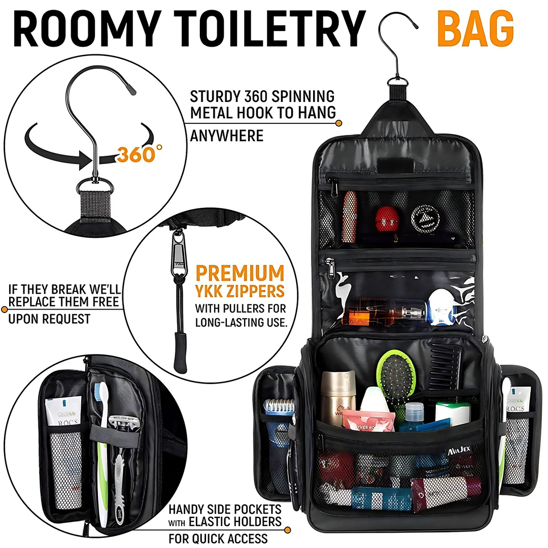 The Velcronis™ Prime Storage Bag by Camel Mountain – 4L, Waterproof Travel Organizer