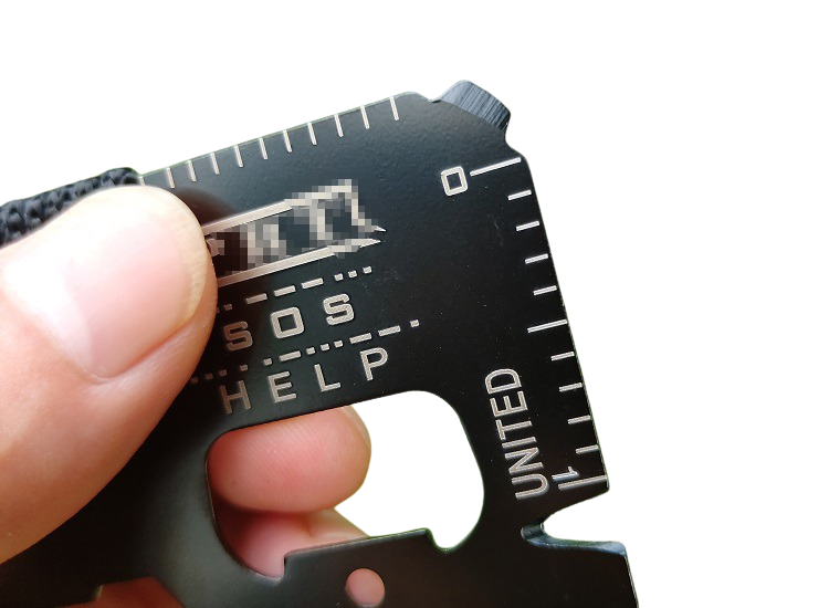 The Polaryx™ Luxe Card Knife by Camel Mountain – Premium 14-in-1 Tool in Pocket Size