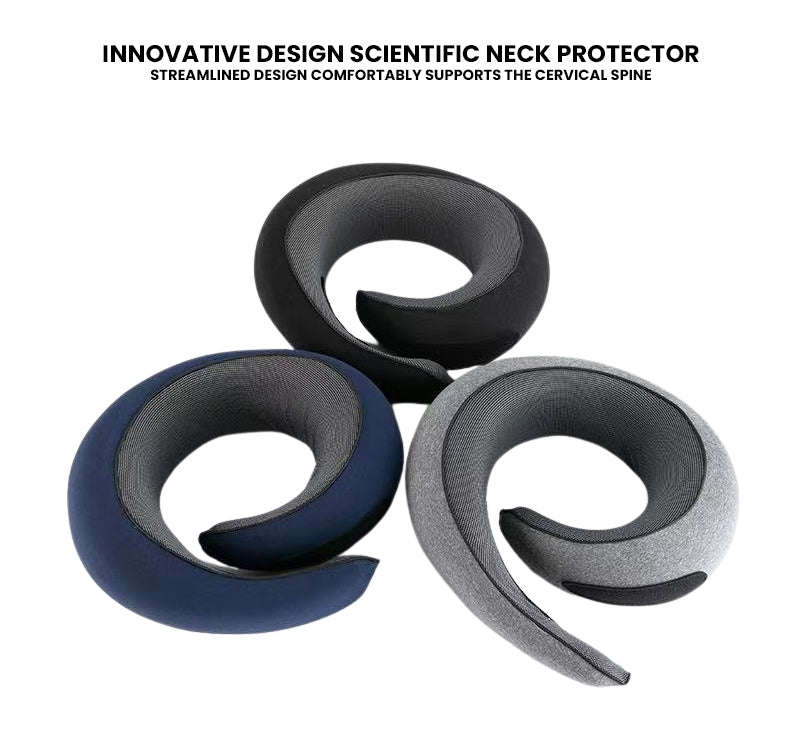 The Solatrix™ Pro Pillow by Camel Mountain - Memory Foam, 360° Neck Support