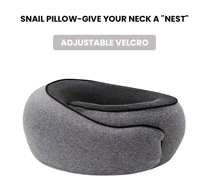 The Solatrix™ Pro Pillow by Camel Mountain - Memory Foam, 360° Neck Support