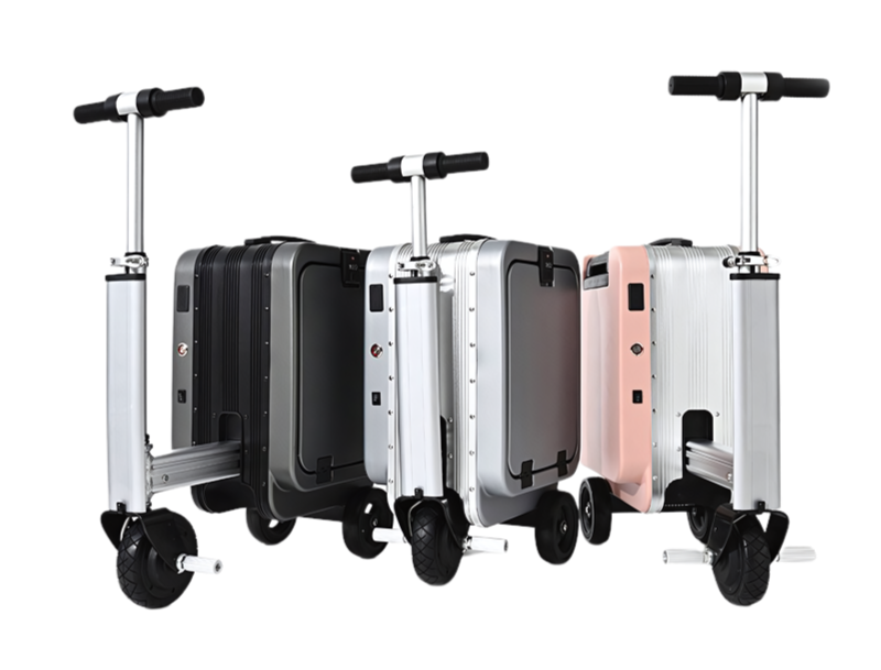 The Strenox™ Pro – Electric Ride-On Smart Luggage