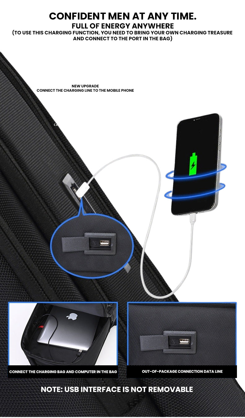 The Office Pro DLX Backpack by Camel Mountain – 35L, Fits 16" Laptop