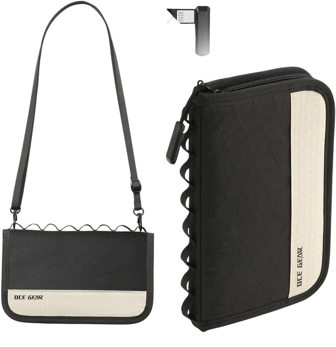 The Quorlan™ Luxe Bag by Camel Mountain – 1L, Ultra Slim Travel Organizer